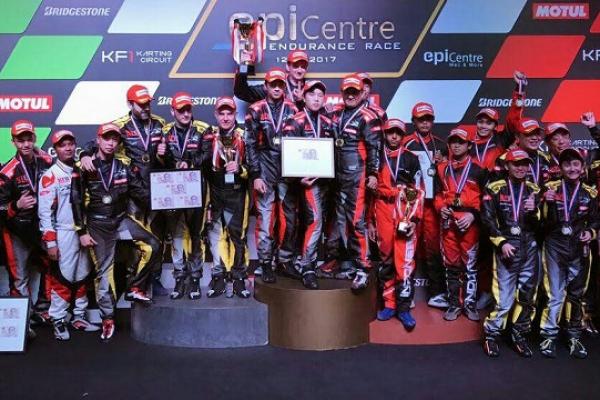 Tim Gokart Indonesia Rebut Podium 3 Epicentre Endurance Race di Singapura