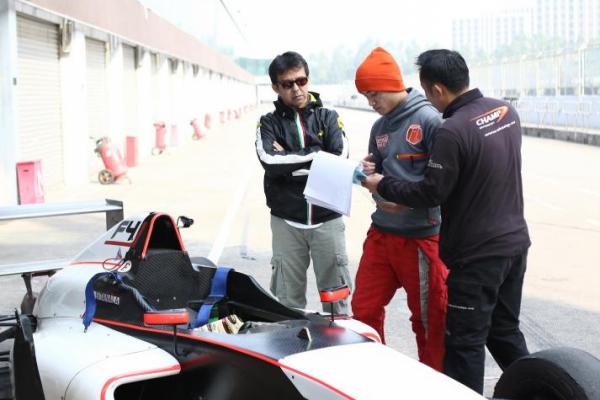 David Sitanala jalani sesi perdana tes pra musim F4 China di Sirkuit Zhuhai