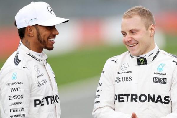 Duo Mercedes F1 Team, Lewis Hamilton dan Valtteri Bottas - (ist)