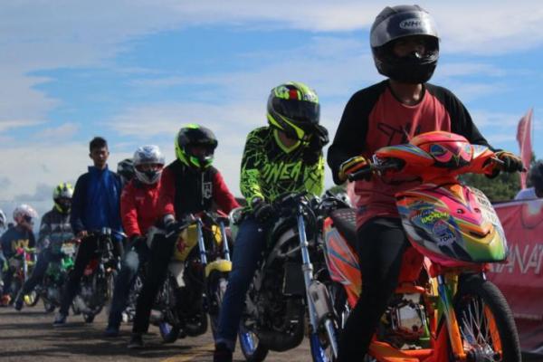 Banjarbaru Tuan Rumah Seri Perdana Kejurnas Drag Bike Region IV