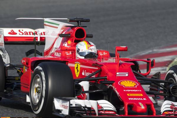 Gina, nama mobil F1 Ferrari milik Sebastian Vettel (ist)