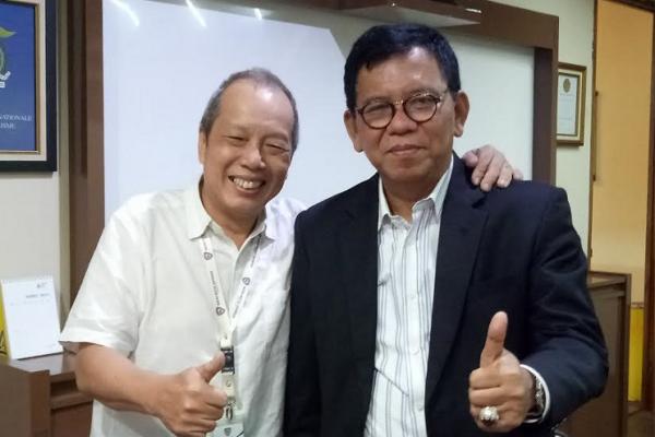 Jeffrey JP (kiri) tetap dpercaya sebagai Sekjen, dan M Riyanto sebagai Ketua Bidang Organisasi. (foto : budsan)