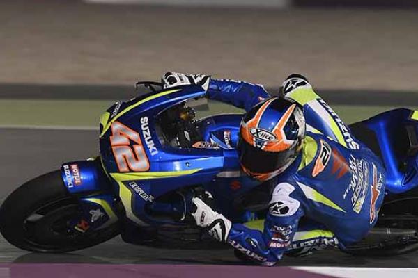 Aksi Alex Rins di seri pembuka MotoGP 2017 GP Qatar (ist)