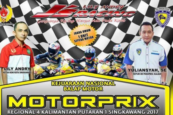 Kejurnas MotorPrix Kalimantan Bergulir Pekan Ini di Singkawang