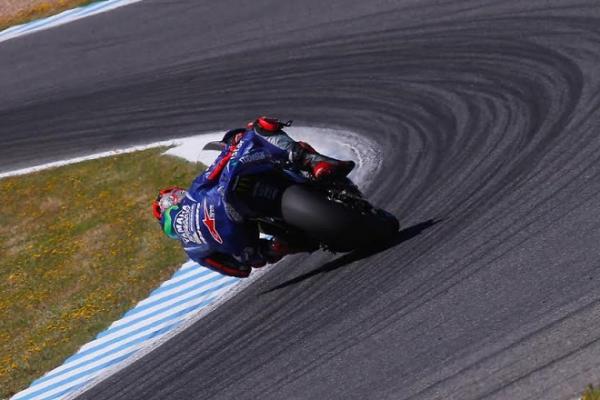 Maverick Vinales menjadi yang tercepat pada test MotoGP di sirkuit Jerez, Spanyol. (foto : Yamaha)