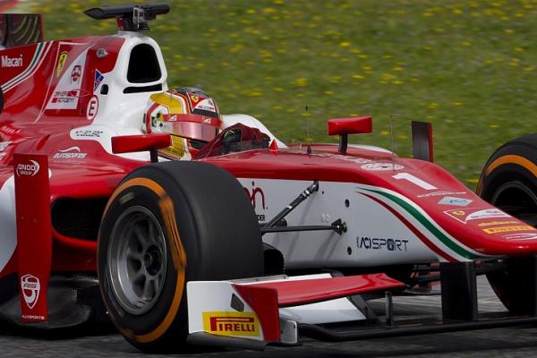 Pebalap Prema Racing, Charles Leclerc finish pertama di race 1 (feature race) F2 Barcelona (foto: ist)