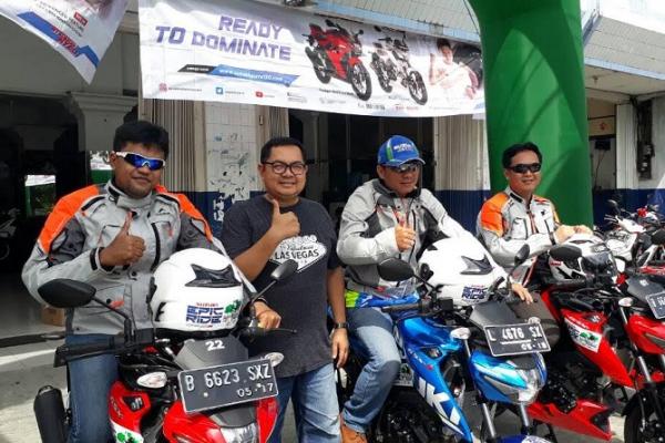 Para peserta Suzuki Epic Ride di bumi Nusa Tenggara Barat. (foto : ssk)