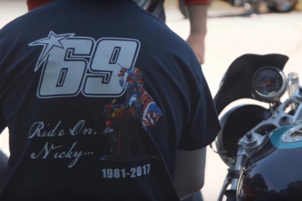 Ribuan bikers di Kentucky, Amerika Serikat turun ke jalan untuk mengenang Nicky Hayden (ist)