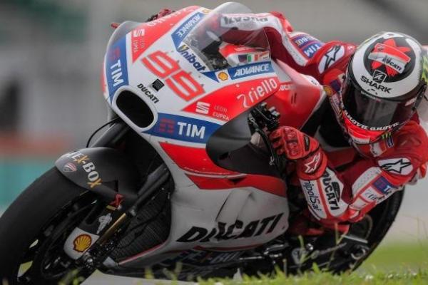 Jorge Lorenzo memiliki peluang bagus di Catalunya, menyusul hasil tes yang menggembirakan. (foto : Ducati)