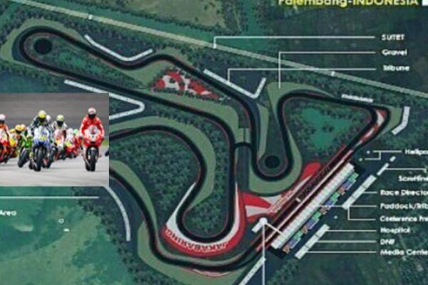 Sirkuit Jakabaring Palembang masih on scheedule, optimis tetap bisa menggelar MotoGP 2018. (foto : ist)