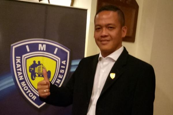 Hariono, wakil ketua umum PP IMI bidang olahraga mobil. (foto : budsan)