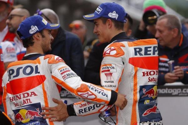 Marquez dan Pedrosa sudah bisik-bisik untuk hasil terbaik MotoGP Jerman