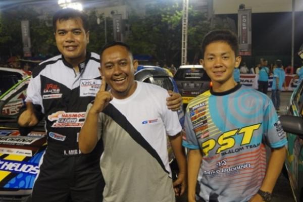 Ahmad Adib (kiri), Ginanjar Pastika dan Zinedine Dohan. Berharap hasil baik di Bandung