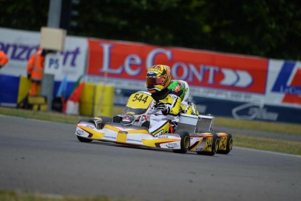 Akheela Candra Dewanto tampil membanggakan di CIK FIA Academy Trophy di Perancis. (foto : UT Racing)