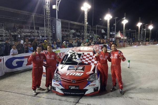 Tiga dari 4 peslalom Toyota Team Indonesia mewakili tim Merah Putih ke AAGC di Semarang. (foto : budsan)