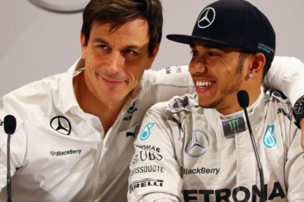 Toto Wolff dan Lewis Hamilton, fanatisme Jerman mencuat