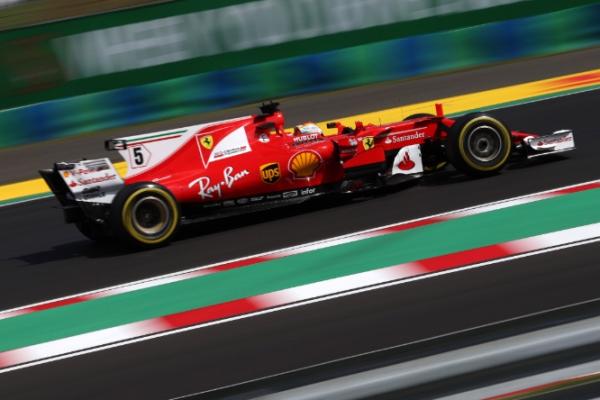 Sebastian Vettel di sesi latihan bebas kedua GP Hungaria (ist)