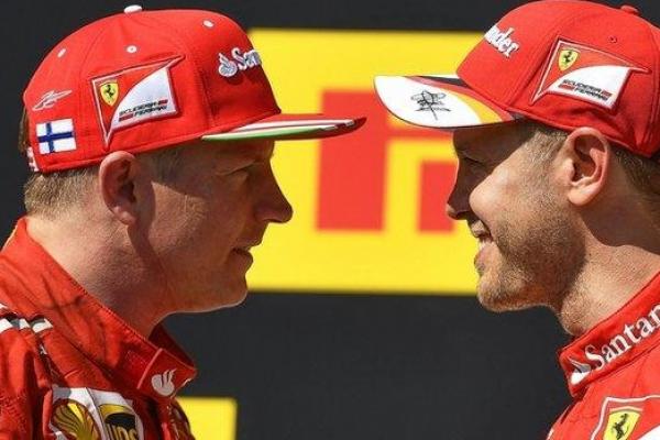 Kimi Raikkonen (kiri), mukanya tak lagi beku di F1 Hongaria