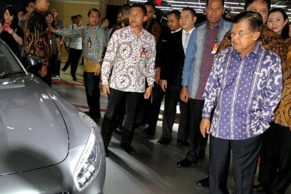 Wapres Jusuf Kalla dijadwalkan baru bisa hadir pada hari ke-2 GIIAS 2017 (ist)