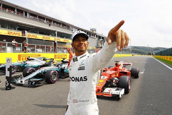 Lewis Hamilton raih pole position di F1 Grand Prix Belgia (ist)