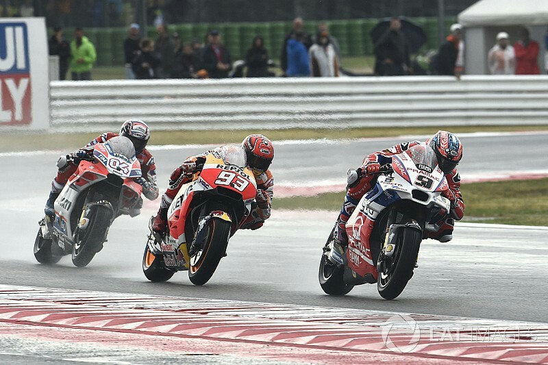 Danilo Petrucci, Marc Marquez dan Dovizioso yang kuasai row depan MotoGP San Marino