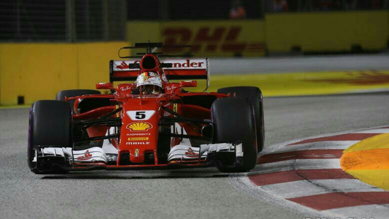 Sebastian Vettel berpeluang raih poin maksimal di Singapura besok