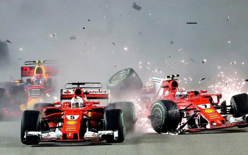 Insiden yang terjadi di antara pebalap Ferrari di F1 Singapura