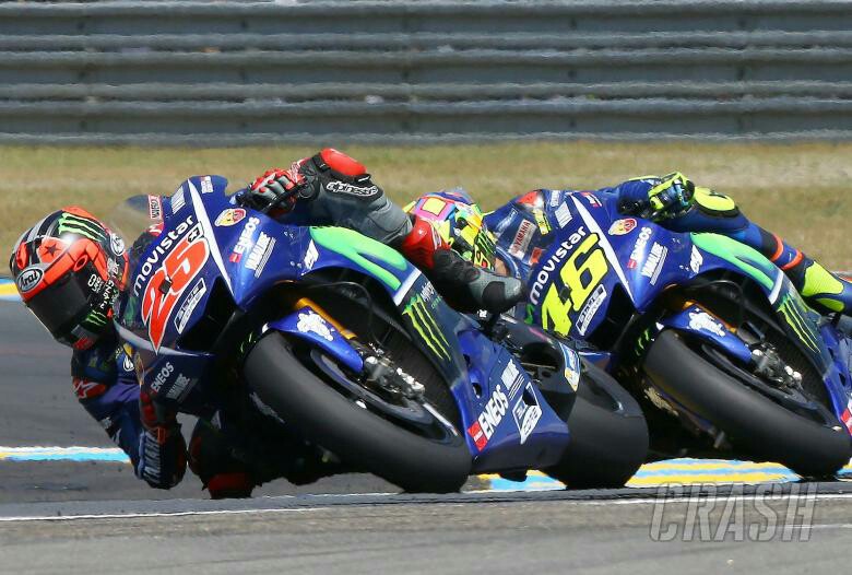 Duo Yamaha, Vinales dan Rossi sukses bawa M1 di front row