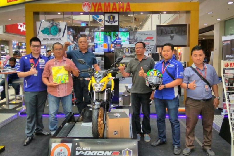 Kegiatan satu dekade Yamaha Vixion di Medan, Sumatera Utara. (foto : Yamaha)