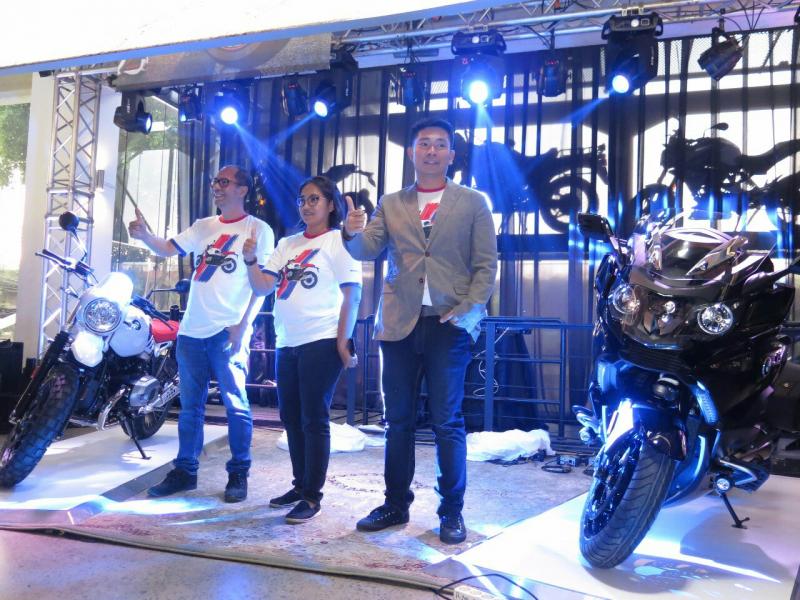Produk terbaru BMW Motorrad dilaunching di Jakarta. (foto : ria)