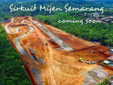 Sirkuit Mijen, Semarang diperkirakan sudah bisa dipakai balap tahun depan. (foto : istimewa)