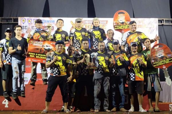 Secara mengejutkan tim Banten Offroad menjuarai seri terakhir di Kejurnas Speed Offroad Paramount, dan ke-3 overall tim. (foto : BO)