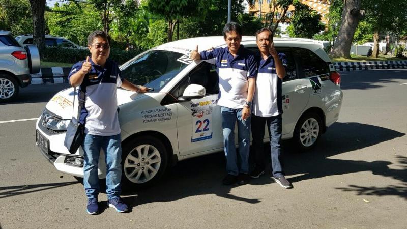 Tim HRVRT BMB Mengunci Juara Nasional Kategori Navigator Pemula di Kejurnas Time Rally Bali.