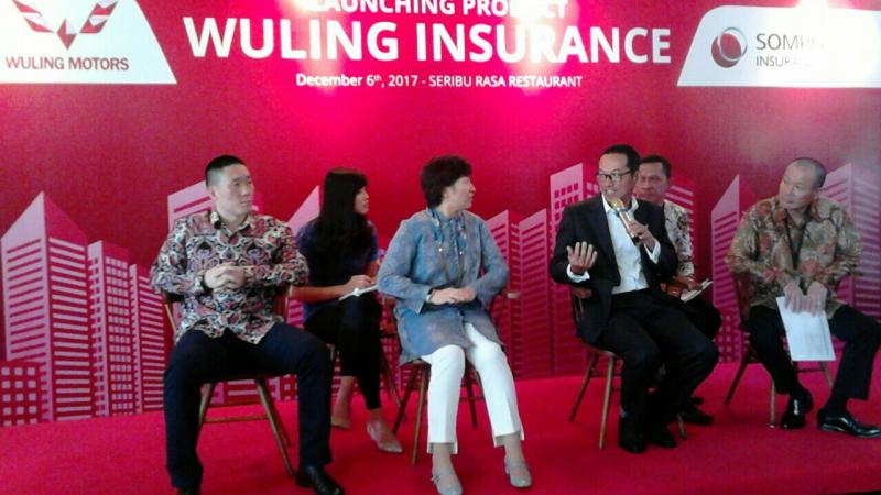 Sompo Insurance siap berkolaborasi dengan Wuling Motors. (foto : anto)