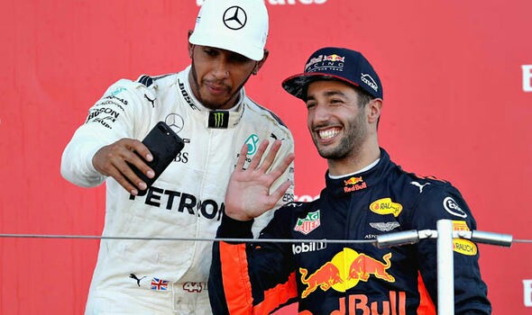 Hamilton dan Ricciardo, akankah berduet pada 2019?
