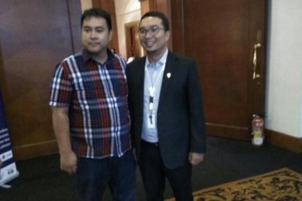 Ketua IMI Lampung bersama Sadikin Aksa