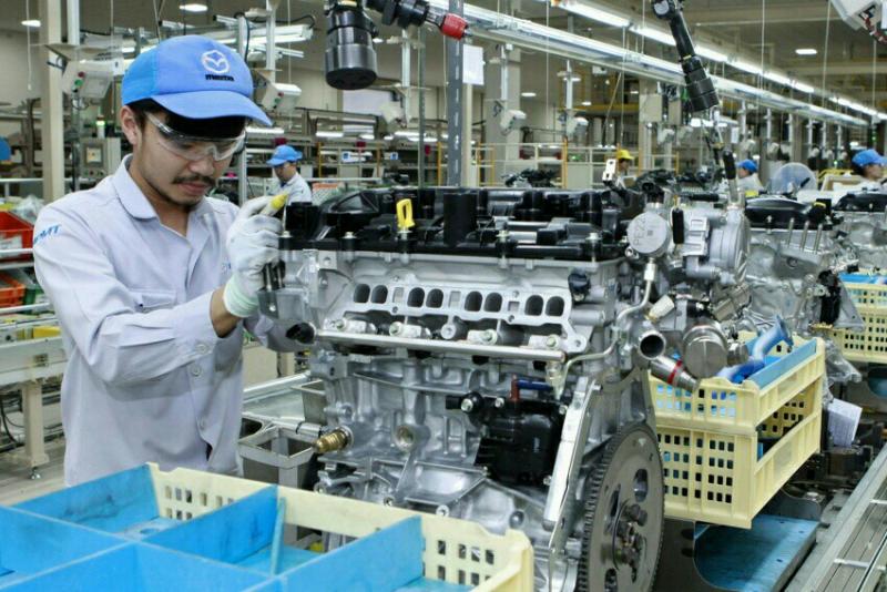Pabrik baru Mazda di Thailand jadi pusat produksi mesin SkyActiv-G untuk pasar Asean (foto: Mazda)