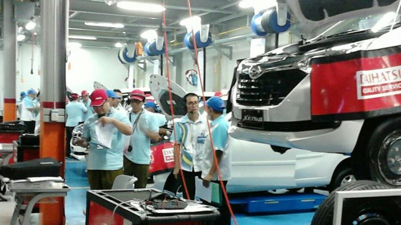 Daihatsu yakin meningkatnya kualitas teknisi akan meningkat pula kualitas layanan purna jual (foto: anto)