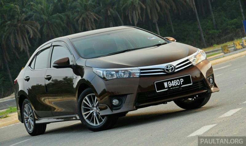 Sebagian kecil jumlah Toyota Corolla Altis di Malaysia mendapat recall perbaikan sensor airbag (foto: paultan)