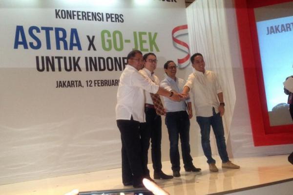 Astra International resmi umumkan kolaborasi dengan Gojek Indonesia (foto: adri)