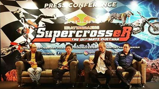Preskon Kratingdaeng Supercross dengan event EnduroCross, Supercross dan Motocross di Jakarta hari ini. (Foto : ist)