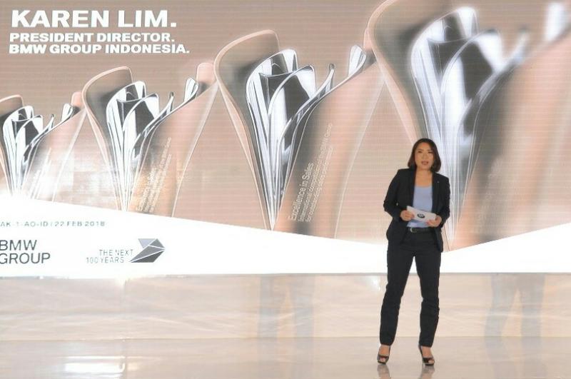 Karen Lim, Presiden.director BMW Group Indonesia akan menjual sebanyak mungkin (foto: anto)