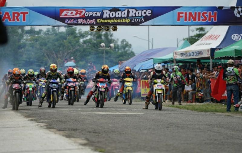 Kejuarda road race di Sawahlunto, Sumatera Barat