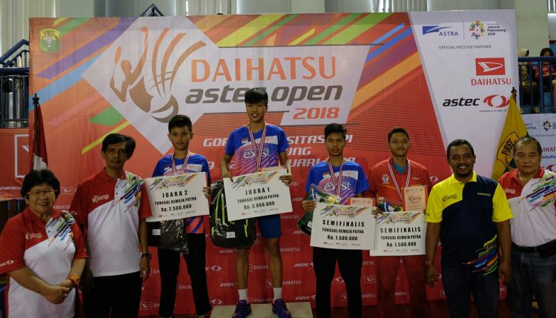 Wow, Daihatsu Astec Open 2018 di Bandung Cetak 854 Pertandingan