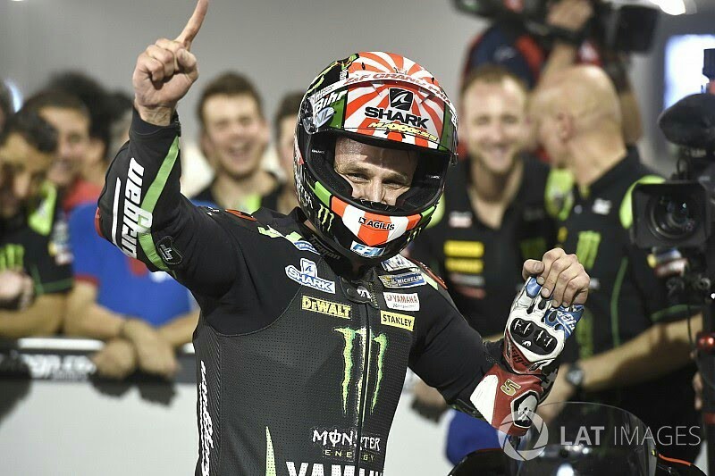 Johann Zarco (Yamaha Tech3), incar kemenangan perdana di MotoGP. (foto: motorsport)