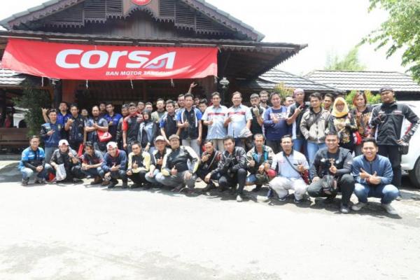 Roadshow Corsa berlanjut di Kota Solo dan dibanjiri oleh 140 bikers