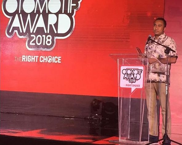 Haridarma Manoppo raih gelar the Best Driver Motorsport di ajang Otomotif Awards 2018