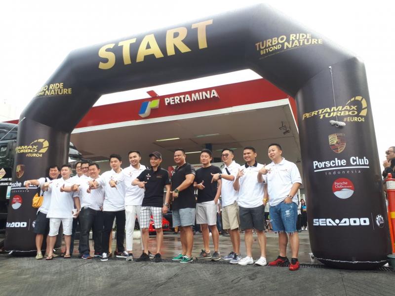PT. Pertamina (Persero) menggandeng Porsche Chub Indonesia dan Seadoo Indonesia di acara Turbo Ride Beyond Nature