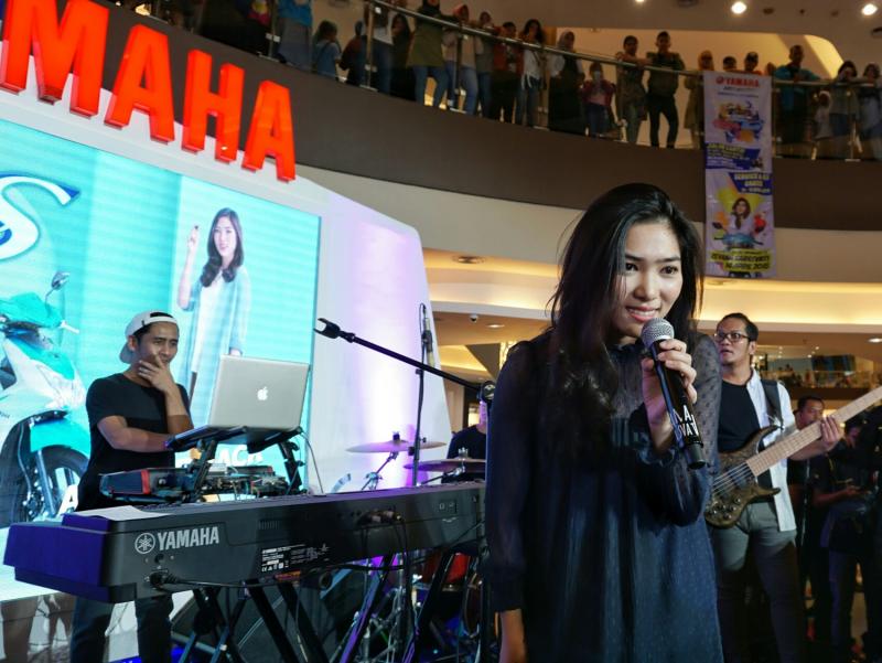Jingle Yamaha Mio S diperdengarkan perdana di Cirebon. (foto : Yamaha)