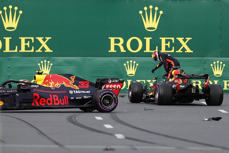 Insiden tabrakan duo Red Bull di F1 GP Azerbaijan